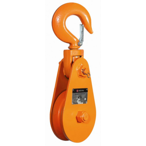Блок шкивовый однорольный с крюком 8 т, D каната 20 - 22 мм LH, СибТаль купить в Москве с доставкой по всей России | ProtosMarket.ru
