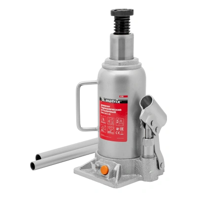 Домкрат гидравлический бутылочный, 12 т, h подъема 230-465 мм Matrix купить в Москве с доставкой по всей России | ProtosMarket.ru