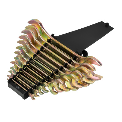 Набор ключей рожковых 6-32 мм, 12 шт, желтый цинк Сибртех по ценам производителя в Санкт-Петербурге с доставкой по всей России