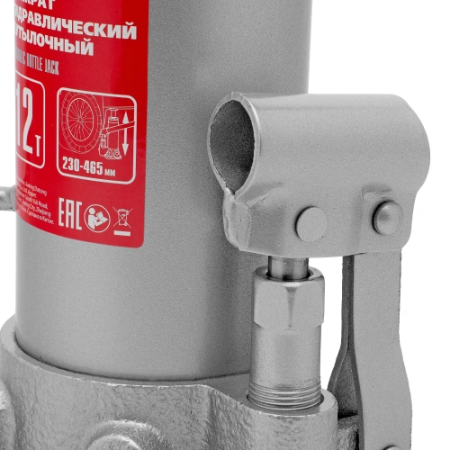 Домкрат гидравлический бутылочный, 12 т, высота подъема 230-465 мм Matrix по ценам производителя в Санкт-Петербурге с доставкой по всей России