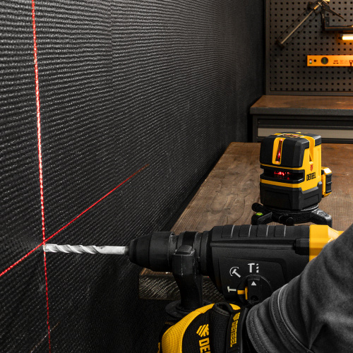 Лазерный уровень LX 05 Red, 20 м, 635 нм, аккумулятор Li 5200 mAh, резьба 5/8" Denzel купить в Москве с доставкой по всей России | ProtosMarket.ru