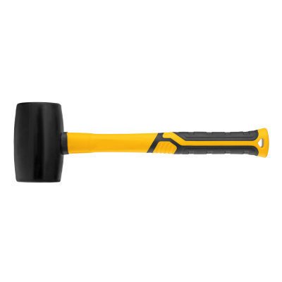 Киянка резиновая, 680 г, черная, фибергласовая рукоятка c TPR покрытием Denzel купить в Москве с доставкой по всей России | ProtosMarket.ru