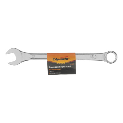 Ключ комбинированный, 12 мм, хромированный Sparta купить в Москве с доставкой по всей России | ProtosMarket.ru