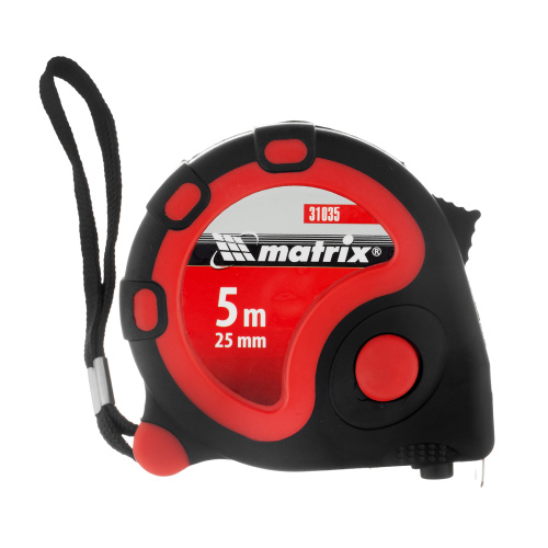 Рулетка Status 3 fixations,5 м х 25 мм,двухкомпонентный корпус,3 фиксации ленты Matrix по ценам производителя в Санкт-Петербурге с доставкой по всей России