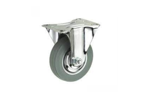 Колесо неповоротное серая резина FC 85 f 250 мм по ценам производителя в Санкт-Петербурге с доставкой по всей России