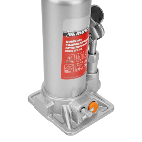 Домкрат гидравлический бутылочный, 4 т, h подъема 194-372 мм, в пластиковом кейсе Matrix по ценам производителя в Санкт-Петербурге с доставкой по всей России