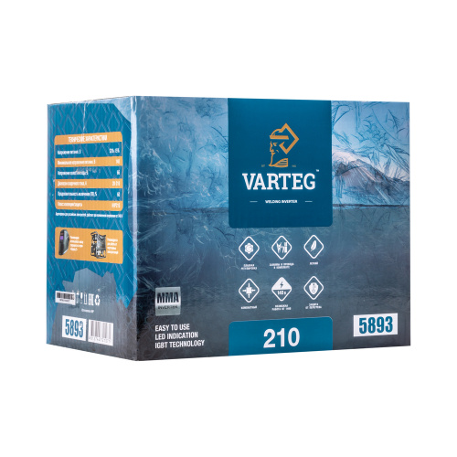 Сварочный аппарат Varteg 210 по ценам производителя в Санкт-Петербурге с доставкой по всей России