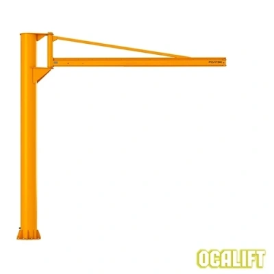 Кран консольный поворотный на колонне ручной 500кг стрела 4м высота 4м купить в Москве с доставкой по всей России | ProtosMarket.ru