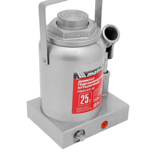 Домкрат гидравлический бутылочный, 25 т, высота подъема 230-360 мм Matrix по ценам производителя в Санкт-Петербурге с доставкой по всей России