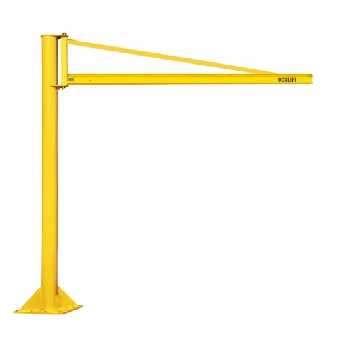 Кран консольный на колонне гп 500кг стрела 4м высота 3м КВК по ценам производителя в Санкт-Петербурге с доставкой по всей России