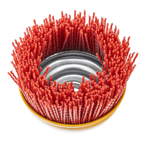 Щетка для УШМ, 100 мм, Чашка, нейлоновая щетина, М14 Denzel по ценам производителя в Санкт-Петербурге с доставкой по всей России