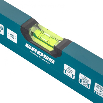 Уровень алюминиевый, 2000 мм, 2 глазка, HanD Werker Gross купить в Москве с доставкой по всей России | ProtosMarket.ru