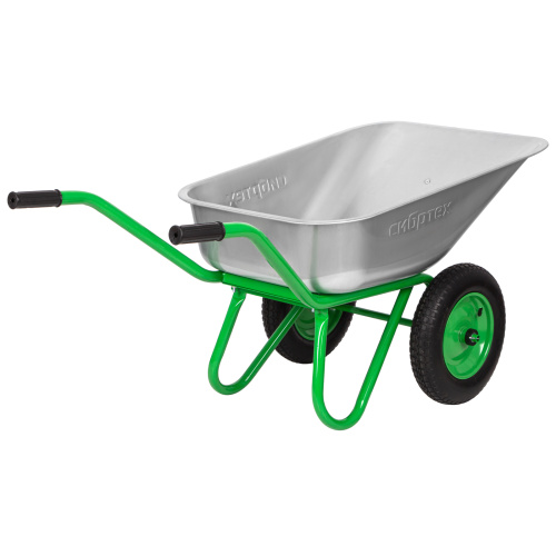 Тачка садово-строительная 2-х колесная, грузоподъемность 230 кг, объем 90 л Сибртех купить в Москве с доставкой по всей России | ProtosMarket.ru