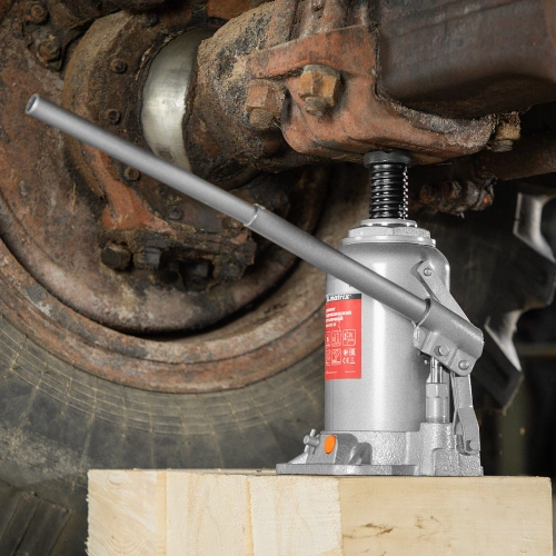 Домкрат гидравлический бутылочный, 20 т, h подъема 244-449 мм Matrix купить в Москве с доставкой по всей России | ProtosMarket.ru