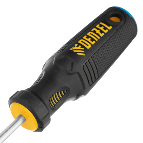 Отвертка SL5x75 мм, CrV, трехкомпонентная рукоятка Denzel по ценам производителя в Санкт-Петербурге с доставкой по всей России