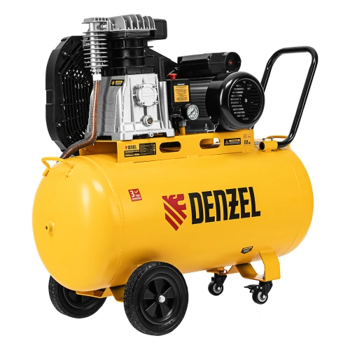 Компрессор воздушный рем. привод BCI 2200/100, 2,2 кВт, 100 литров, 420 л/мин Denzel по ценам производителя в Санкт-Петербурге с доставкой по всей России