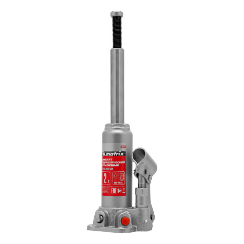 Домкрат гидравлический бутылочный, 2 т, высота подъема 181-345 мм Matrix по ценам производителя в Санкт-Петербурге с доставкой по всей России