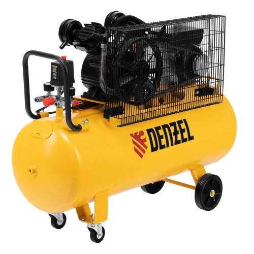 Компрессор воздушный BCV2200/100, ременный привод, 2.2 кВт, 100 литров, 370 л/мин Denzel по ценам производителя в Санкт-Петербурге с доставкой по всей России