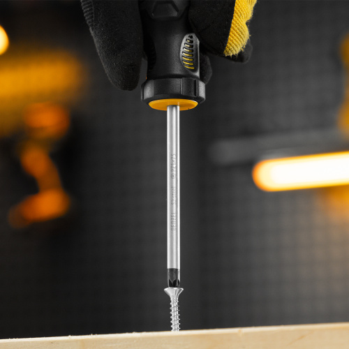 Отвертка, PZ1x75 мм, S2, 3к рукоятка Denzel по ценам производителя в Санкт-Петербурге с доставкой по всей России