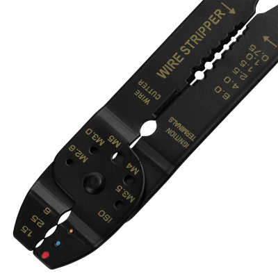 Щипцы, 210 мм, для зачистки электропроводов и обжима контактных кле мм, 1.5-6.5 мм Sparta по ценам производителя в Санкт-Петербурге с доставкой по всей России