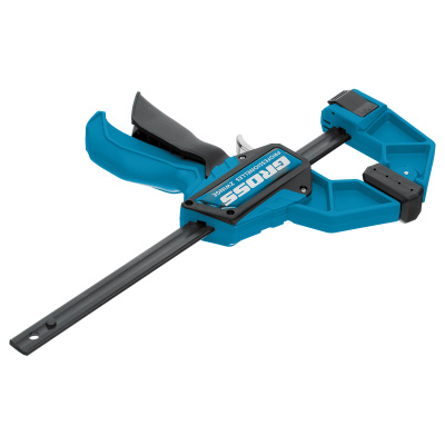 Струбцина реечная, быстрозажимная, пистолетного типа, пошаговый механизм, пластиковый корпус, 150 мм Gross по ценам производителя в Санкт-Петербурге с доставкой по всей России