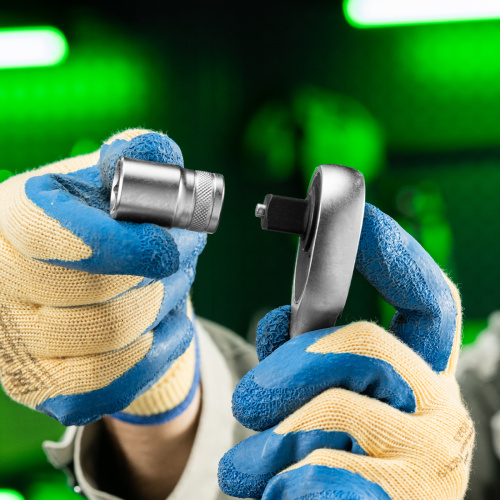 Ключ-трещотка 1/2", 45 зубьев, с быстрым сбросом, матовый хром Сибртех купить в Москве с доставкой по всей России | ProtosMarket.ru