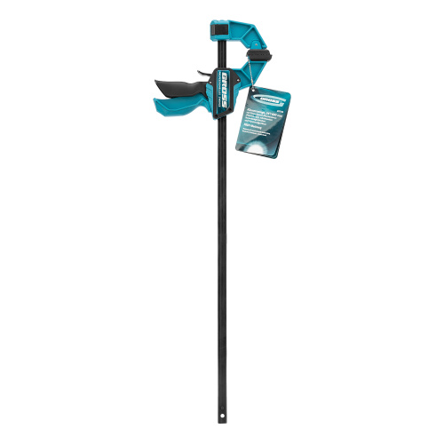 Струбцина реечная, быстрозажимная, пистолетного типа, пошаговый механизм, пластиковый корпус, 600мм Gross купить в Москве с доставкой по всей России | ProtosMarket.ru