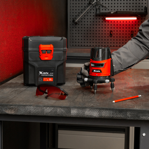 Лазерный уровень CRL-30R, 30 м, красный луч, батарейки, резьба 5/8" MTX по ценам производителя в Санкт-Петербурге с доставкой по всей России