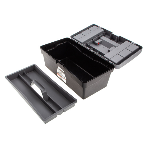 Ящик для инструмента 17", 420 х 220 х 180 мм, пластик Stels купить в Москве с доставкой по всей России | ProtosMarket.ru