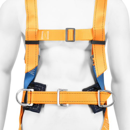 Удерживающе-страховочная привязь, модель УСП II, наплечные и набедренные лямки, высокий кушак Сибртех купить в Москве с доставкой по всей России | ProtosMarket.ru