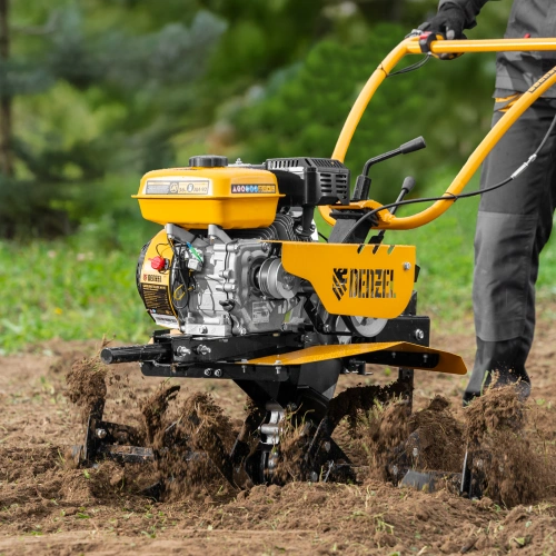 Мотоблок DPT-170S, 7 л.с., ремен.сцеп, фрез 3х4, ШОМ, передачи 2В/1Н Denzel по ценам производителя в Санкт-Петербурге с доставкой по всей России