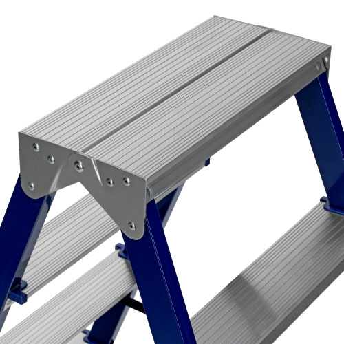 Стремянка двусторонняя 5 ступеней, стальная, Сибртех купить в Москве с доставкой по всей России | ProtosMarket.ru