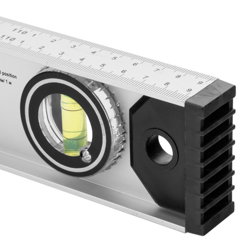 Уровень алюминиевый "Рельс", 1200 мм, 3 глазка (1 поворотный) Matrix по ценам производителя в Санкт-Петербурге с доставкой по всей России