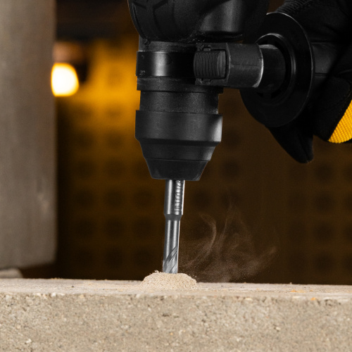 Бур по бетону, цельная крестовая пластина, 8x115 мм, SDS PLUS Denzel по ценам производителя в Санкт-Петербурге с доставкой по всей России