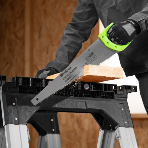 Ножовка по дереву "Зубец", 500 мм, шаг зуба 7 мм, каленый зуб 2D, двухкомпонентная рукоятка Сибртех купить в Москве с доставкой по всей России | ProtosMarket.ru