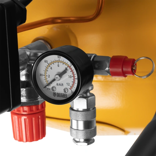 Компрессор воздушный BCV2200/100, ременный привод, 2.2 кВт, 100 литров, 370 л/мин Denzel по ценам производителя в Санкт-Петербурге с доставкой по всей России