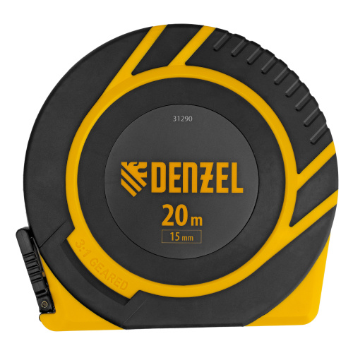 Рулетка геодезическая 20 м х 15 мм, закрытый корпус, фиберглассовая лента Denzel купить в Москве с доставкой по всей России | ProtosMarket.ru