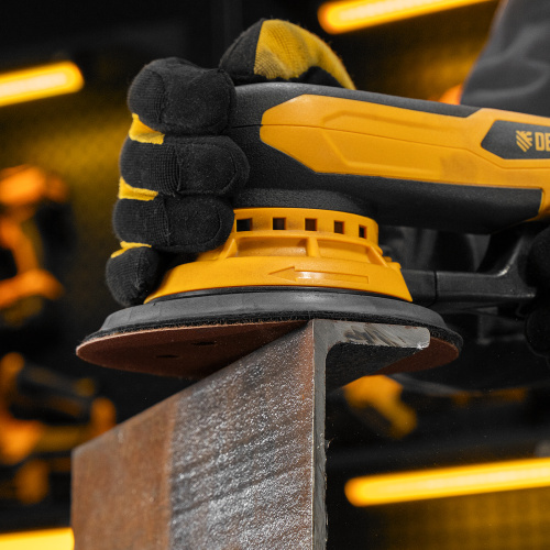 Машина шлифовальная орбитальная бесщет OS-150-BL, 350 Вт, 4000-10000 об/мин Denzel по ценам производителя в Санкт-Петербурге с доставкой по всей России