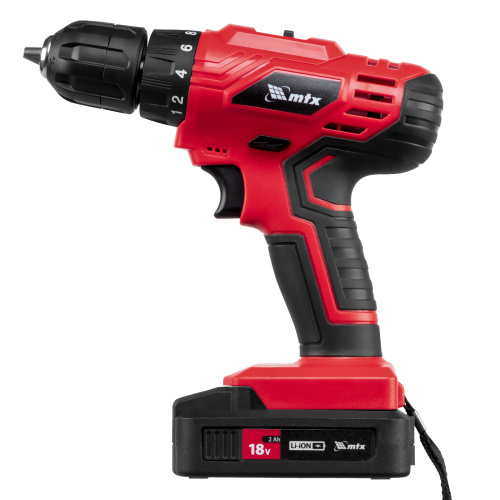 Дрель-шуруповерт аккумуляторная MCDL-18-02, Li-Ion, 18 В, 2 акк. MTX по ценам производителя в Санкт-Петербурге с доставкой по всей России