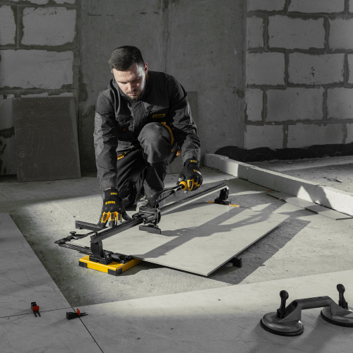 Плиткорез рельсовый 1000х16мм, каретка на подш., стальная станина, усил. рукоятка-пенал Denzel по ценам производителя в Санкт-Петербурге с доставкой по всей России