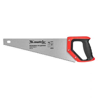 Ножовка по дереву, 400 мм, зуб 2D, каленый крупный зуб 5-6 TPI, двухкомпонентная рукоятка Matrix по ценам производителя в Санкт-Петербурге с доставкой по всей России