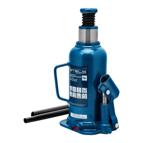 Домкрат гидравлический бутылочный, 16 т, h подъема 227-457 мм Stels купить в Москве с доставкой по всей России | ProtosMarket.ru