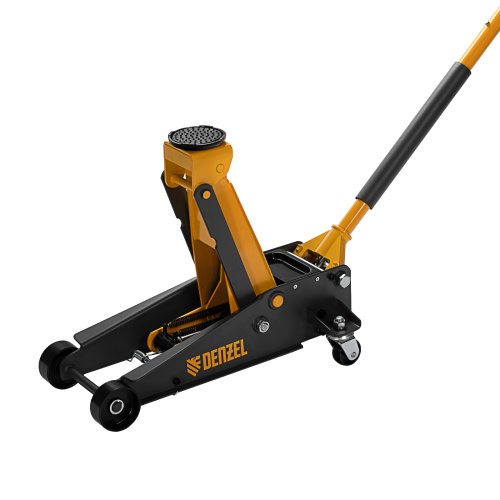 Домкрат гидравлический подкатной 3 т, с фиксатором, быстрый подъем, 135-480 мм, профессиональный Denzel по ценам производителя в Санкт-Петербурге с доставкой по всей России