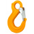 Крюк с проушиной и защелкой 15 т, размер 22 - 8 купить в Москве с доставкой по всей России | ProtosMarket.ru