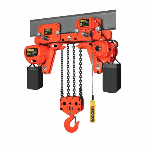 10т 9м УСВ таль цепная ТЭЦ OCALIFT 10-04LHD 380в передвижная двухскоростная по ценам производителя в Санкт-Петербурге с доставкой по всей России