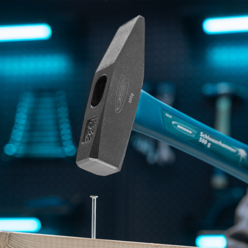 Молоток слесарный, 500 г, квадратный боек, фибергласовая обрезиненная рукоятка Gross купить в Москве с доставкой по всей России | ProtosMarket.ru