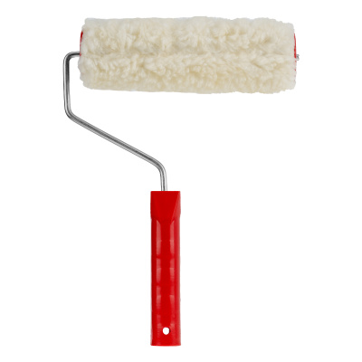 Валик "Натуральный мех", в сборе, 200 мм, D 48 мм, D ручки 6 мм, крепление шплинтом Сибртех купить в Москве с доставкой по всей России | ProtosMarket.ru