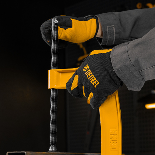 Струбцина G-образная, усиленная, 200 мм Denzel купить в Москве с доставкой по всей России | ProtosMarket.ru