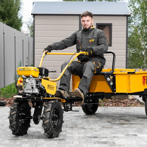 Мотоблок DPT-270S, 7 л.с., ремен.сцеп, фрез 3х4, ШОМ, передачи 2В/1Н Denzel по ценам производителя в Санкт-Петербурге с доставкой по всей России