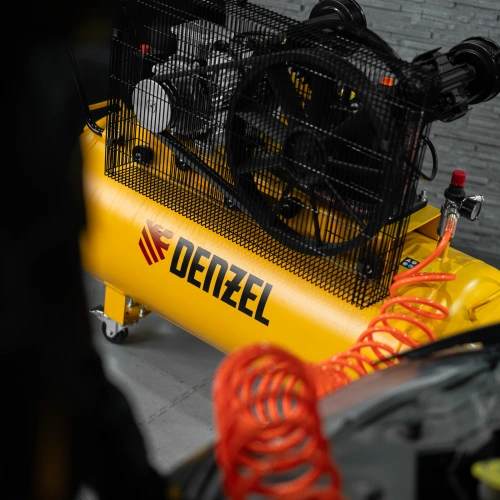 Компрессор воздушный рем. привод BCV 4000-T/200, 4,0 кВт, 200 литров, 690 л/мин Denzel по ценам производителя в Санкт-Петербурге с доставкой по всей России